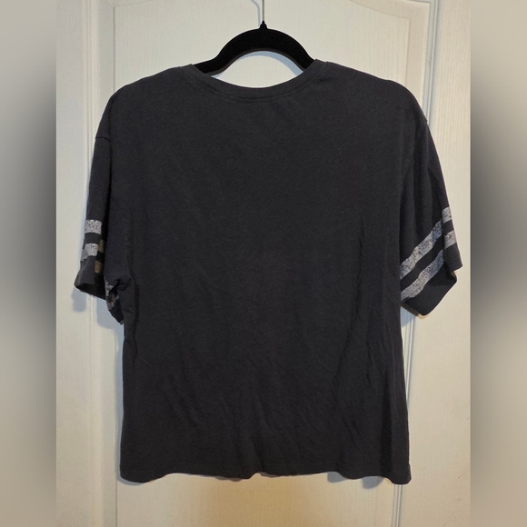 The Rolling Stones Band Tee Rock Y2K Style W Size S 4-6 Distressed gray Tee - Picture 2 of 5